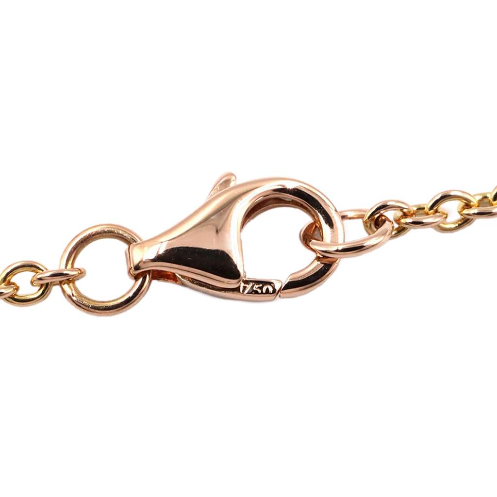 Cartier 18K Rose Gold Love Interlocking Necklace - 3