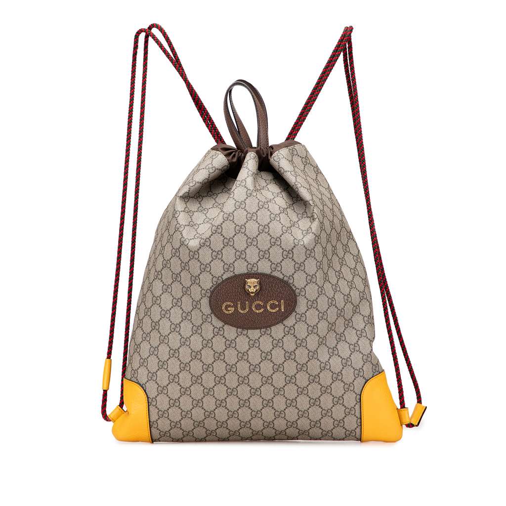 Gucci GG Supreme Animalier Backpack