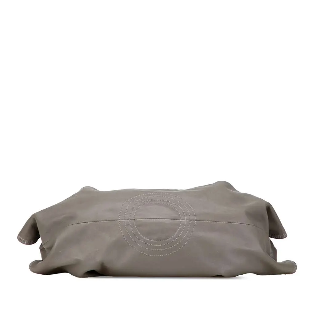 Loewe Nappa Aire Grey Leather Good - Inside View