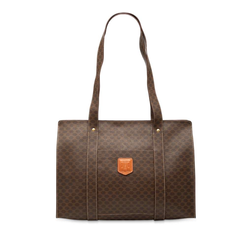 Celine Macadam Coated Canvas Tote