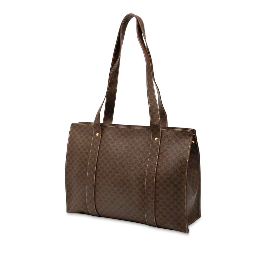 Celine Macadam Coated Canvas Tote - 2