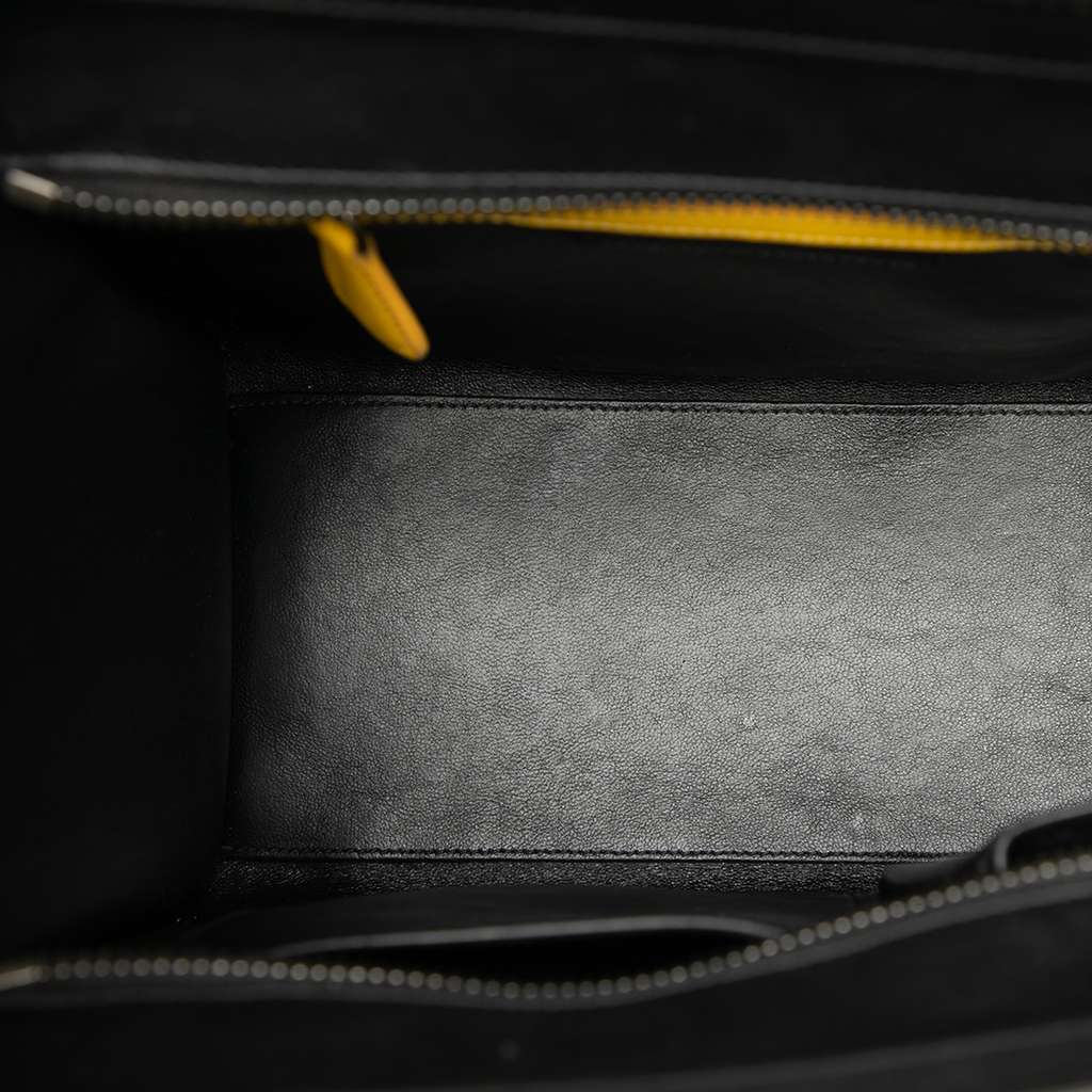 Celine Micro Tricolor Canvas and Leather Luggage Tote - 4