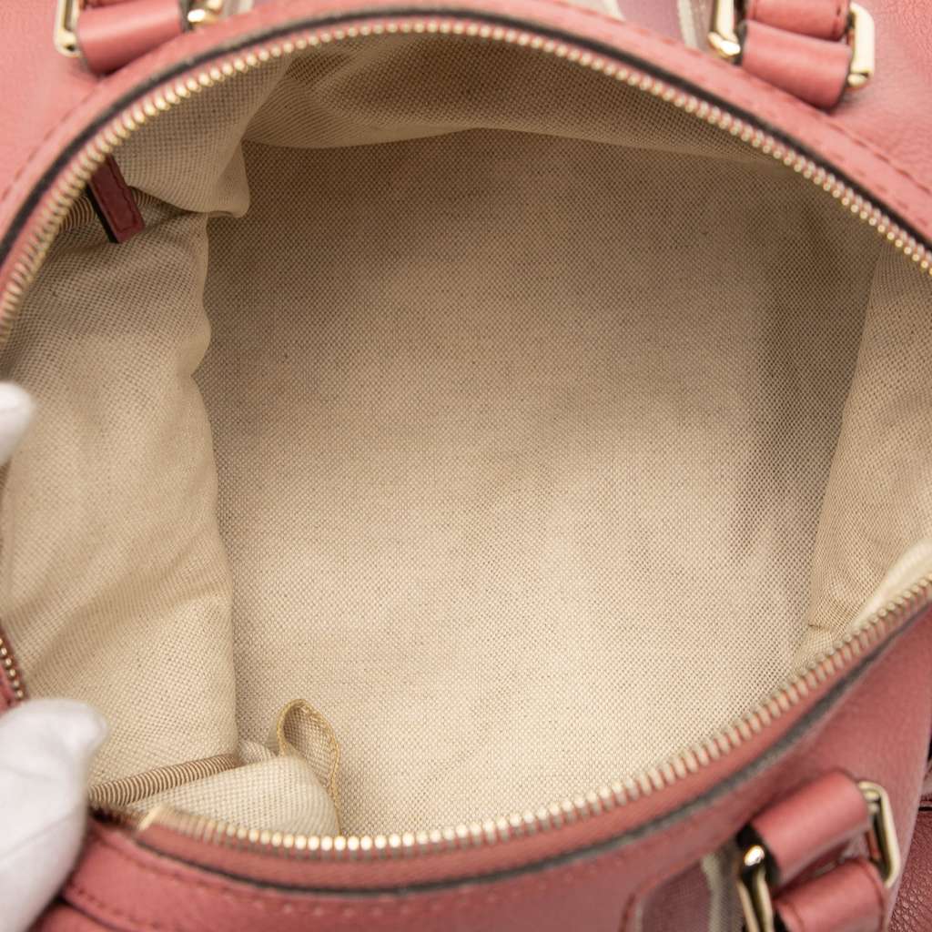 Gucci Medium Calfskin Web Joy Boston Bag - 4