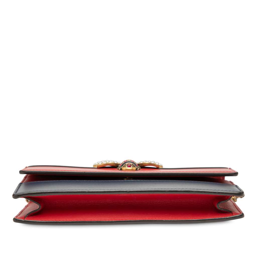 Gucci Calfskin Queen Margaret Wallet on Chain - 3