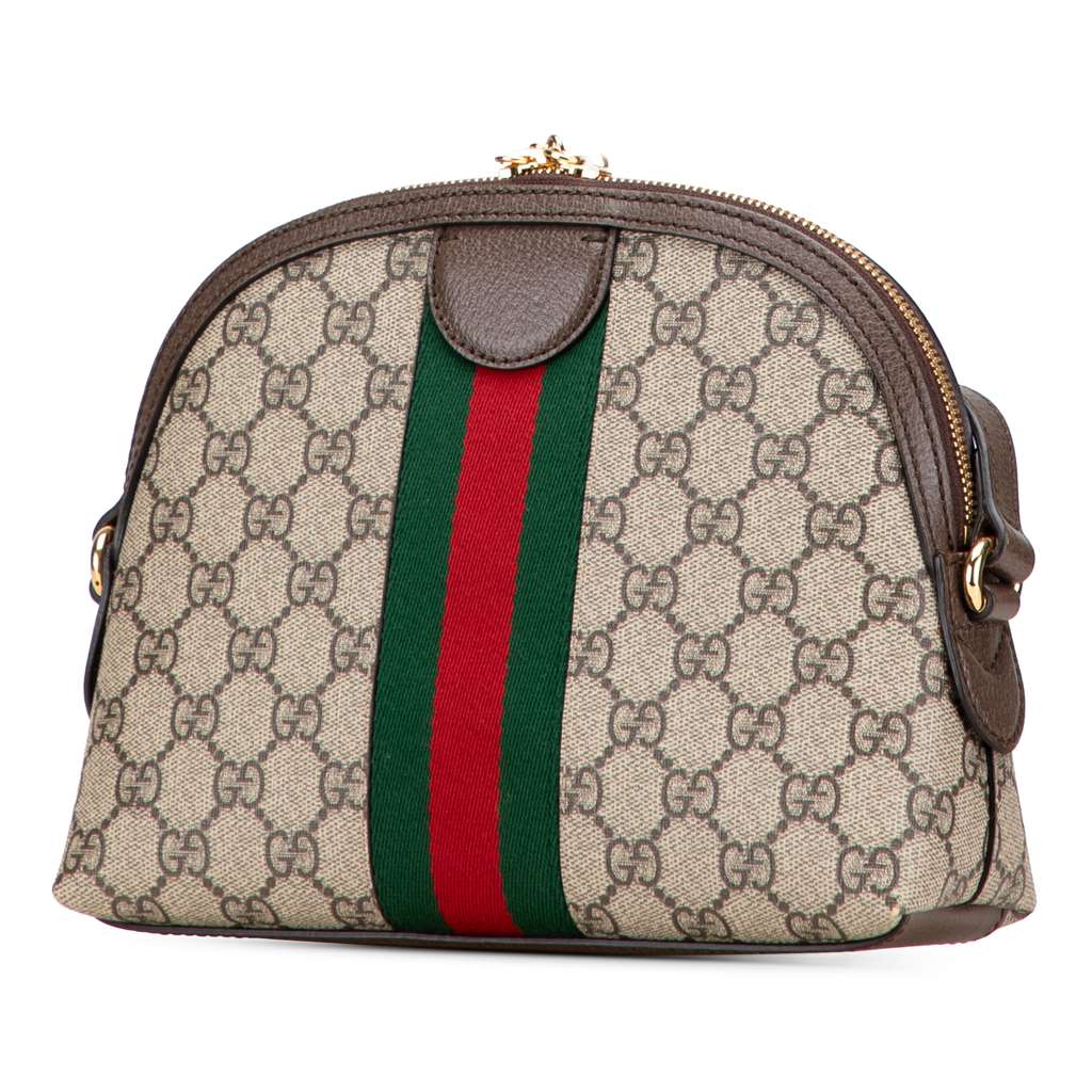 Gucci Small GG Supreme Ophidia Dome Crossbody - 2