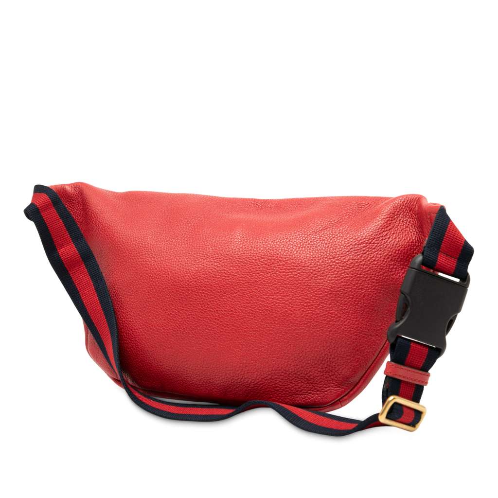 Gucci Grained Calfskin Logo Belt Bag - 2