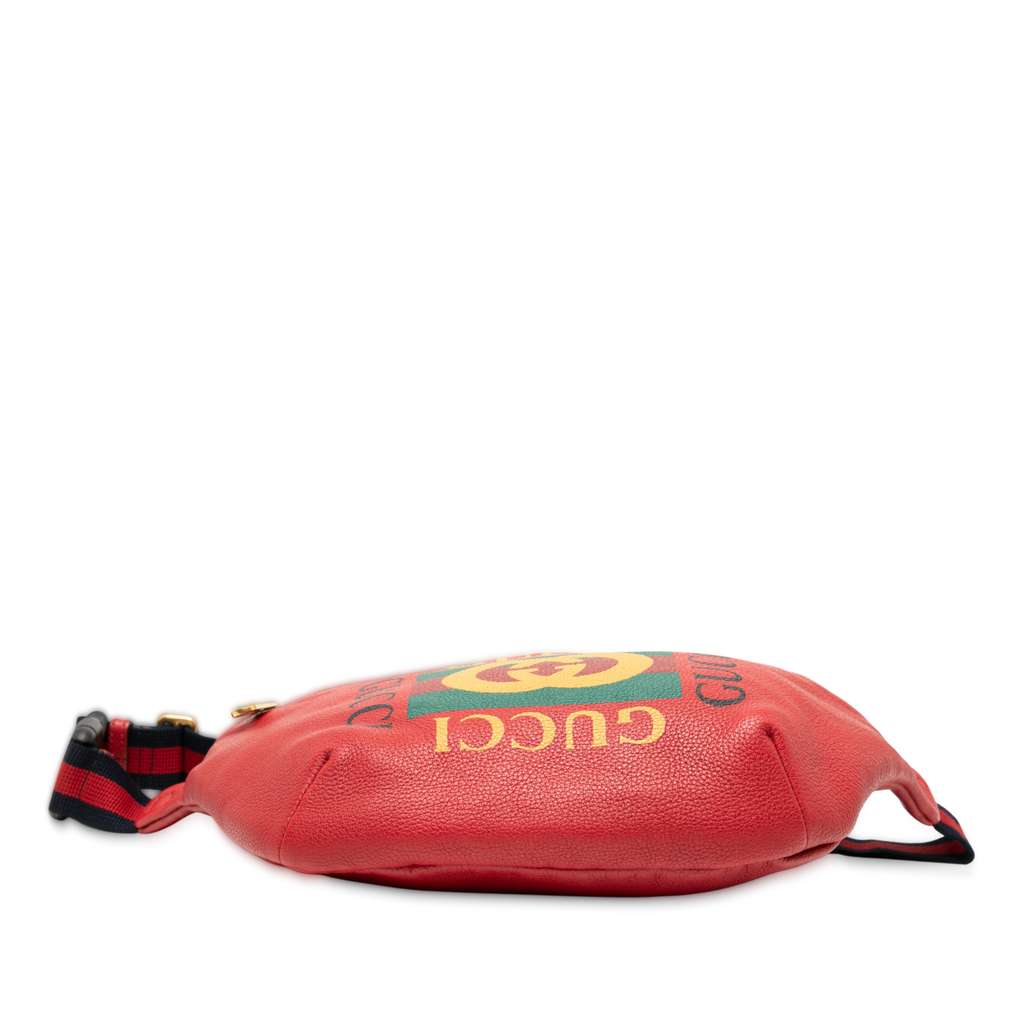 Gucci Grained Calfskin Logo Belt Bag - 3