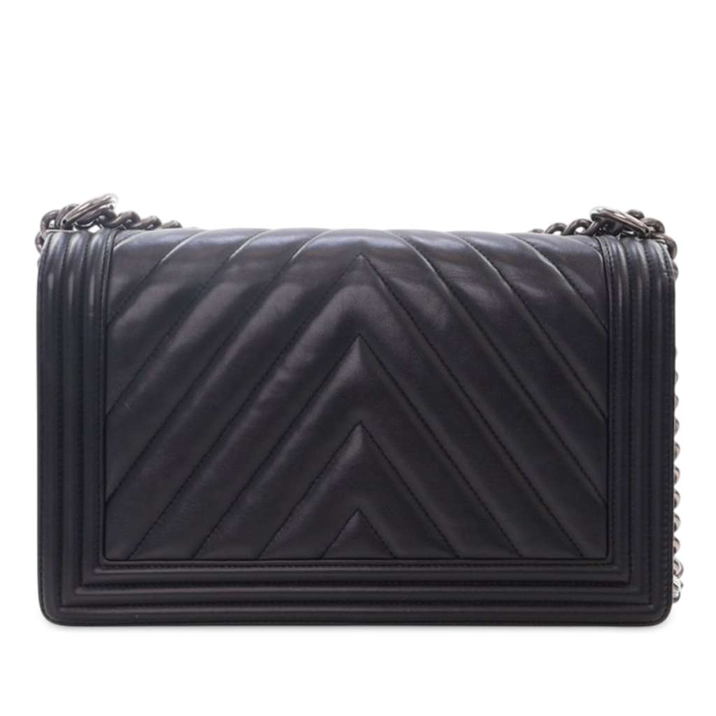 Chanel Medium Chevron Lambskin Boy Flap - 3