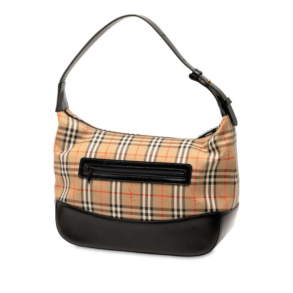 Burberry Haymarket Check Canvas Shoulder Bag - 2