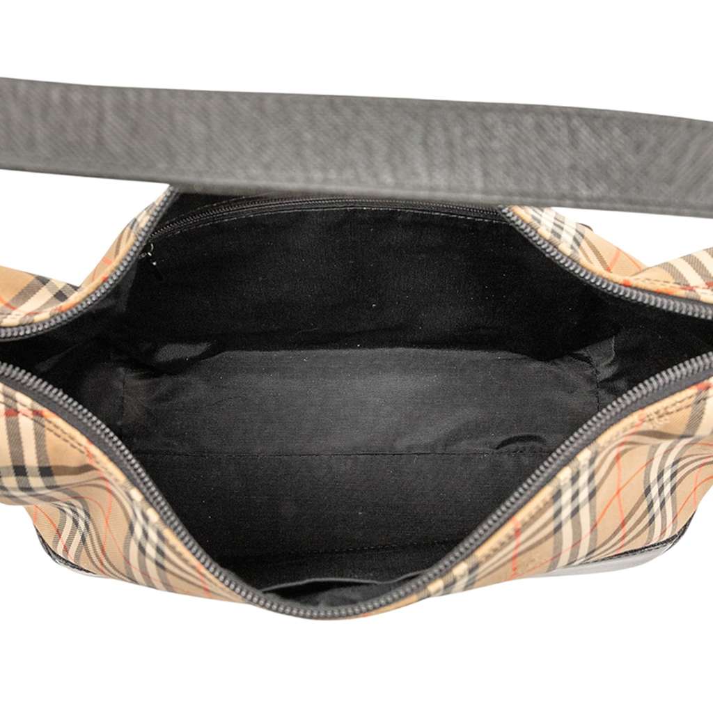 Burberry Haymarket Check Canvas Shoulder Bag - 4