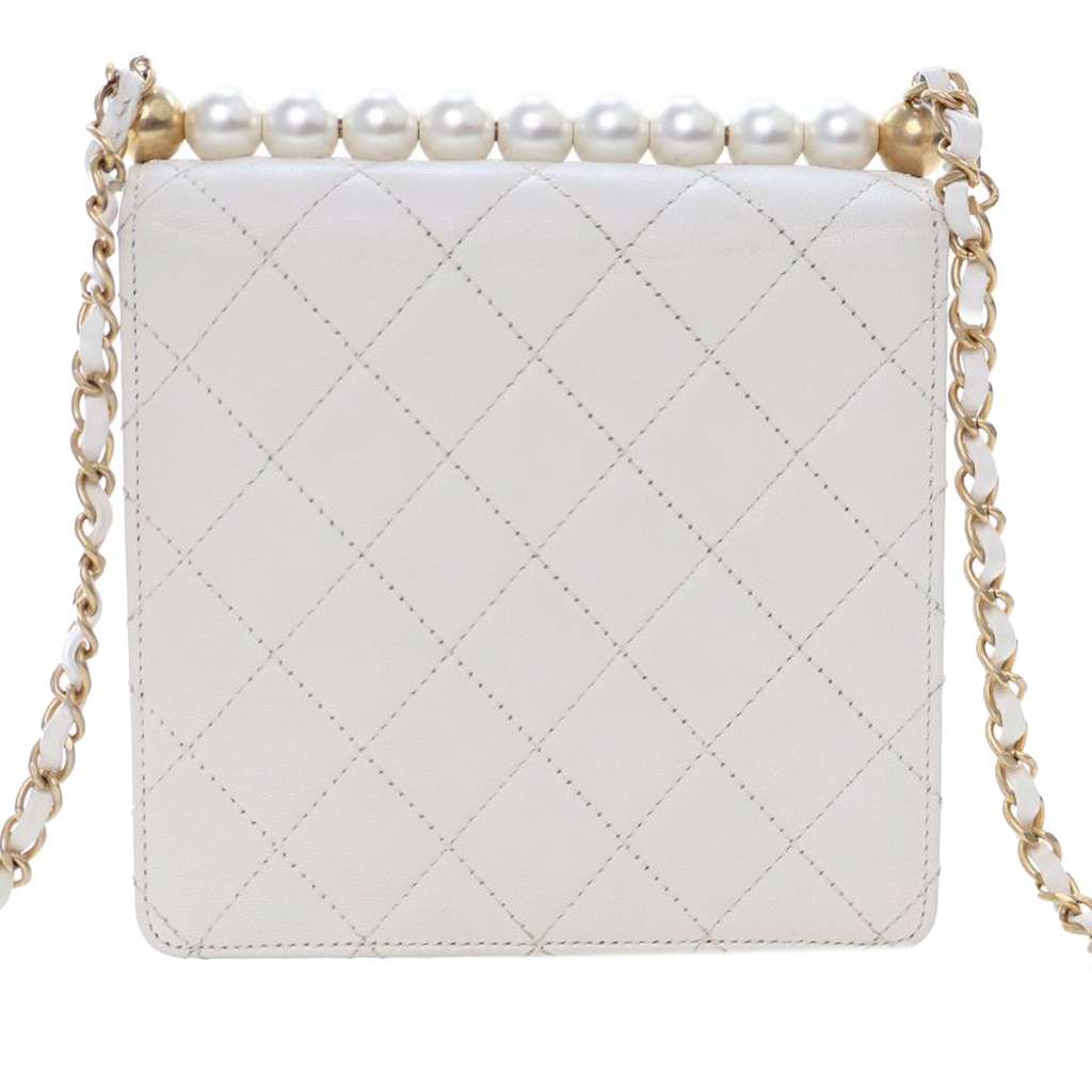 Chanel Small Quilted Lambskin Chic Pearls Flap - 3
