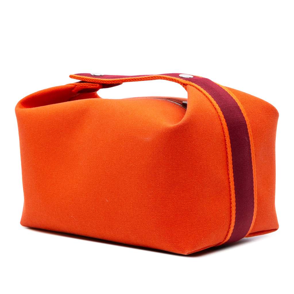 Hermès Large Toile Bride A Brac Case - 2