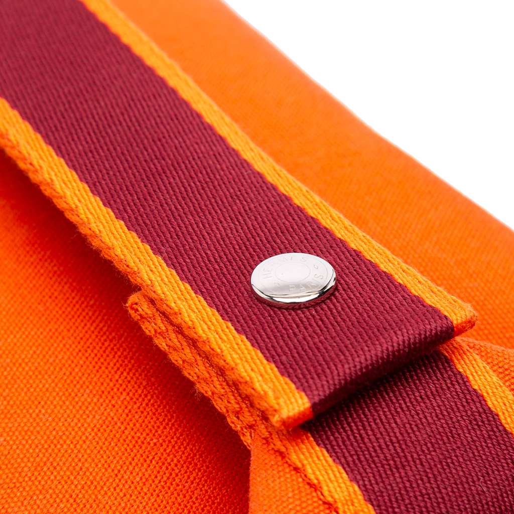 Hermès Large Toile Bride A Brac Case - 5