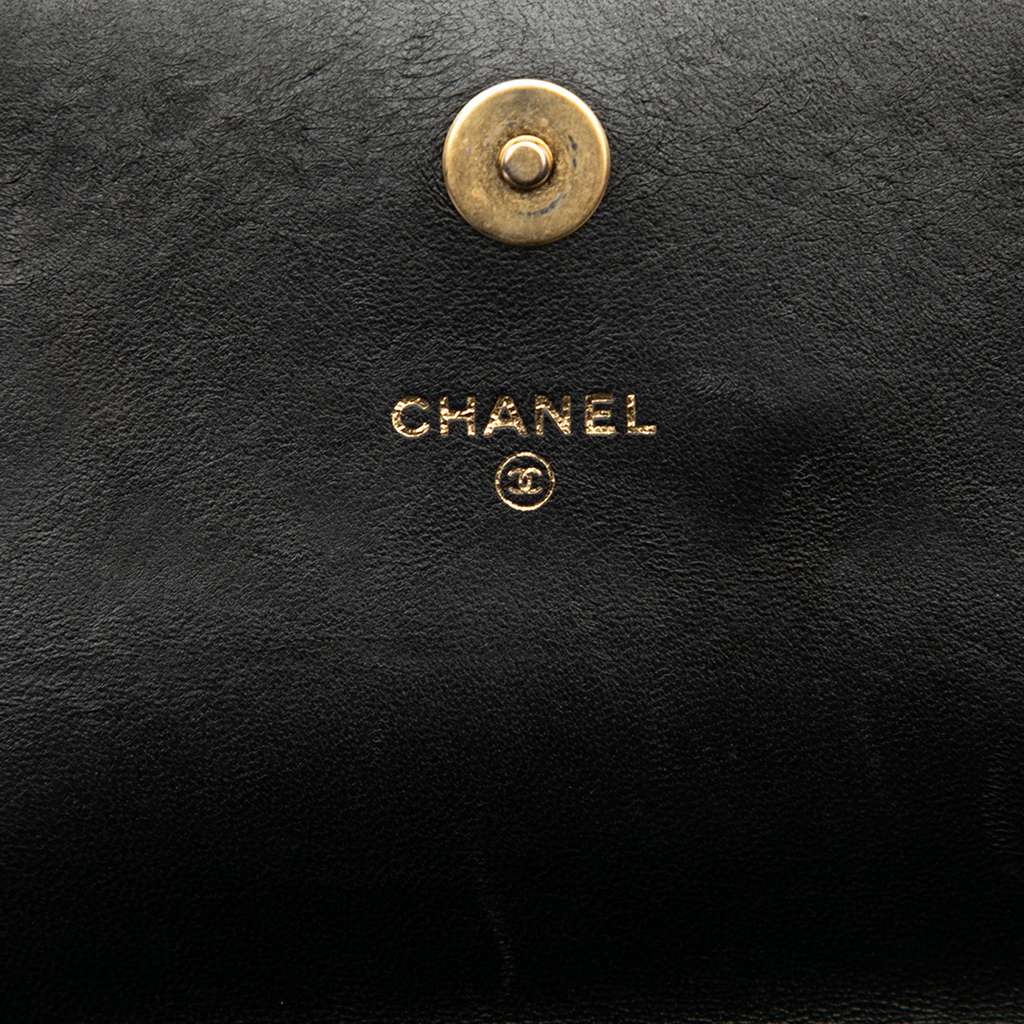 Chanel CC Quilted Lambskin Coco Clips Wallet on Chain - 5
