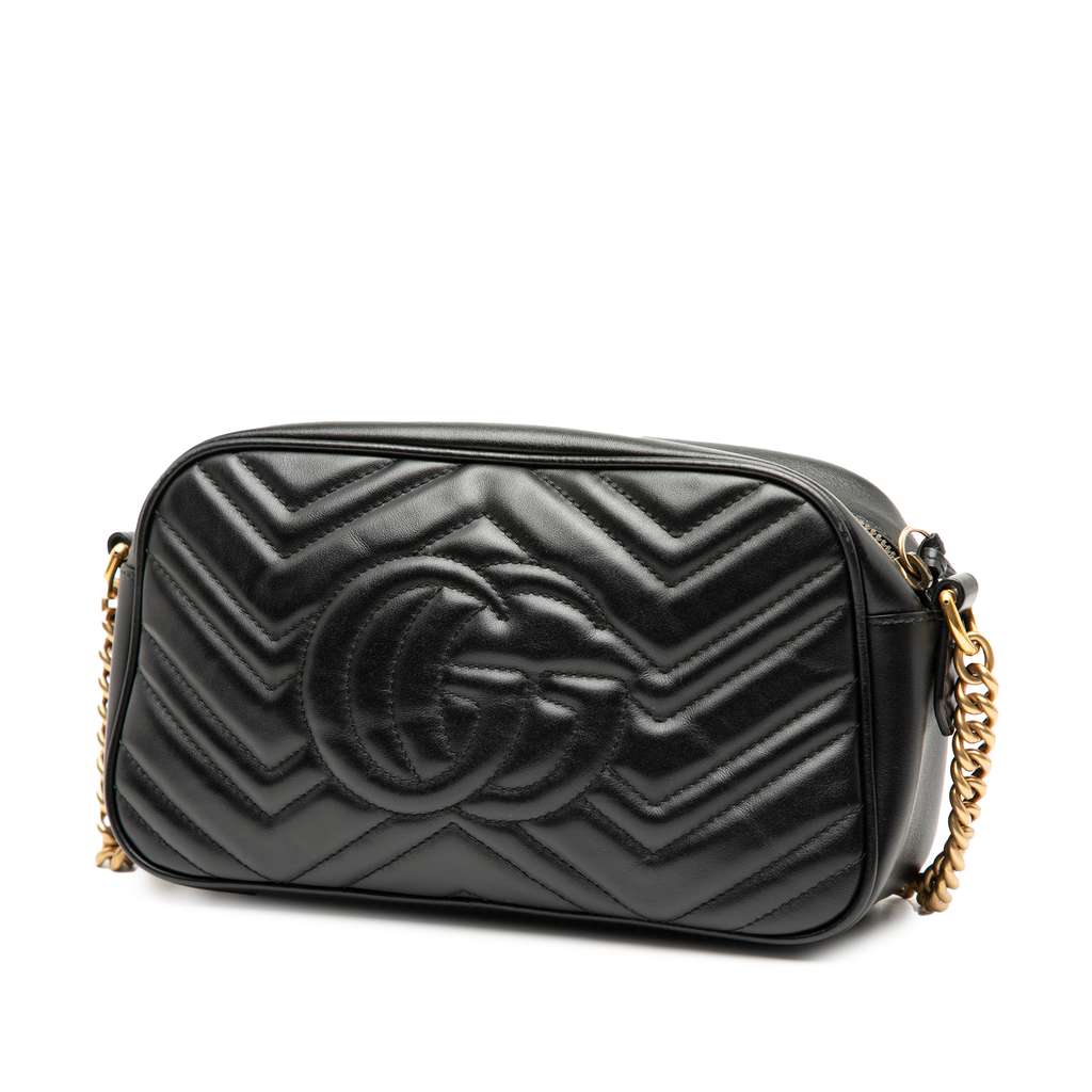 Gucci Small GG Marmont Matelasse Leather Crossbody - 2