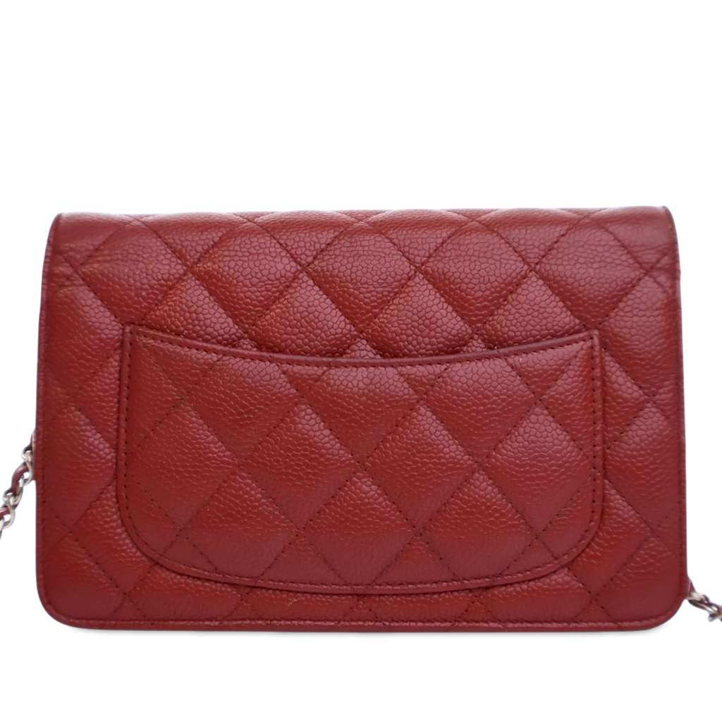 Chanel CC Quilted Caviar Wallet on Chain - 3