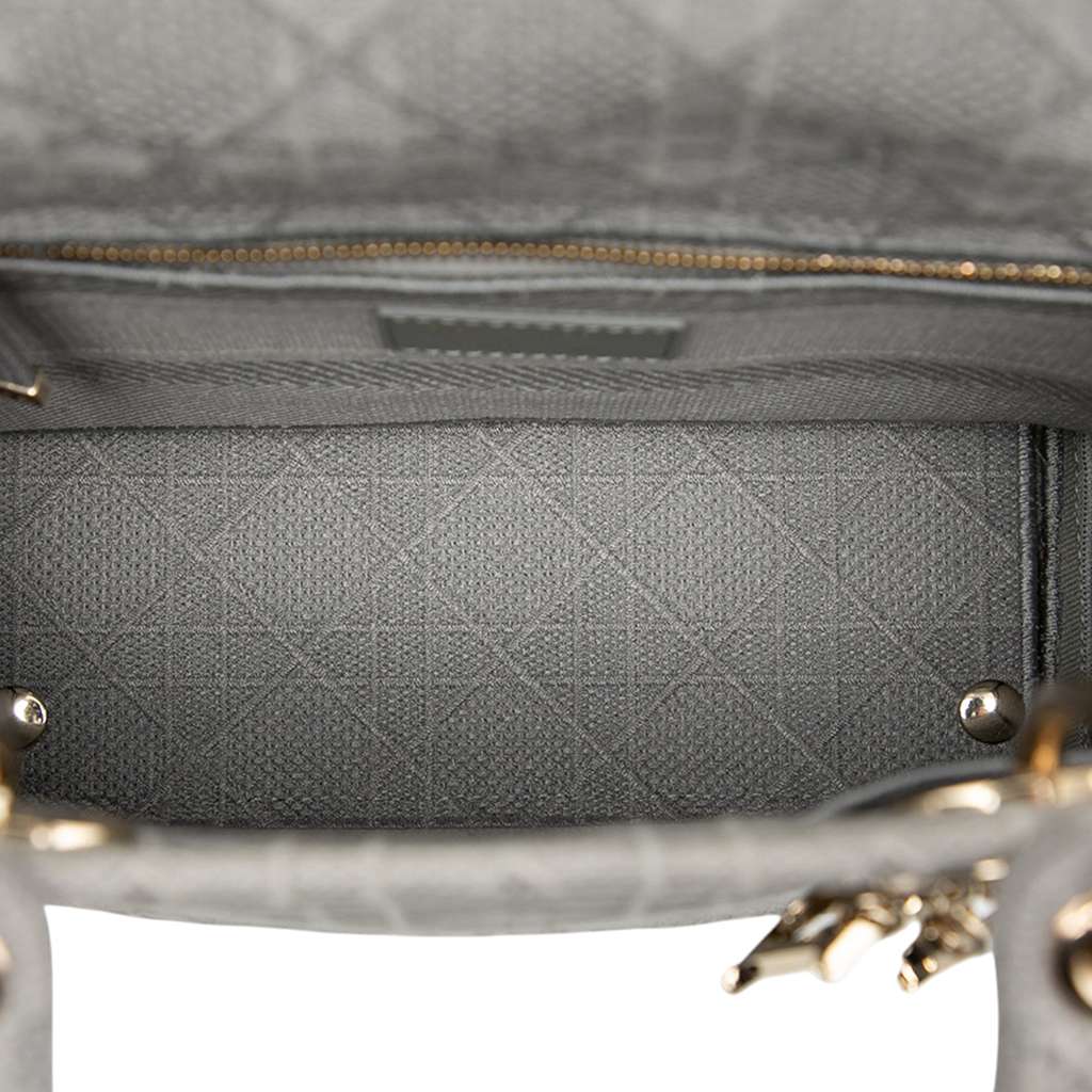 Dior Medium Canvas Cannage Lady D Lite - 4