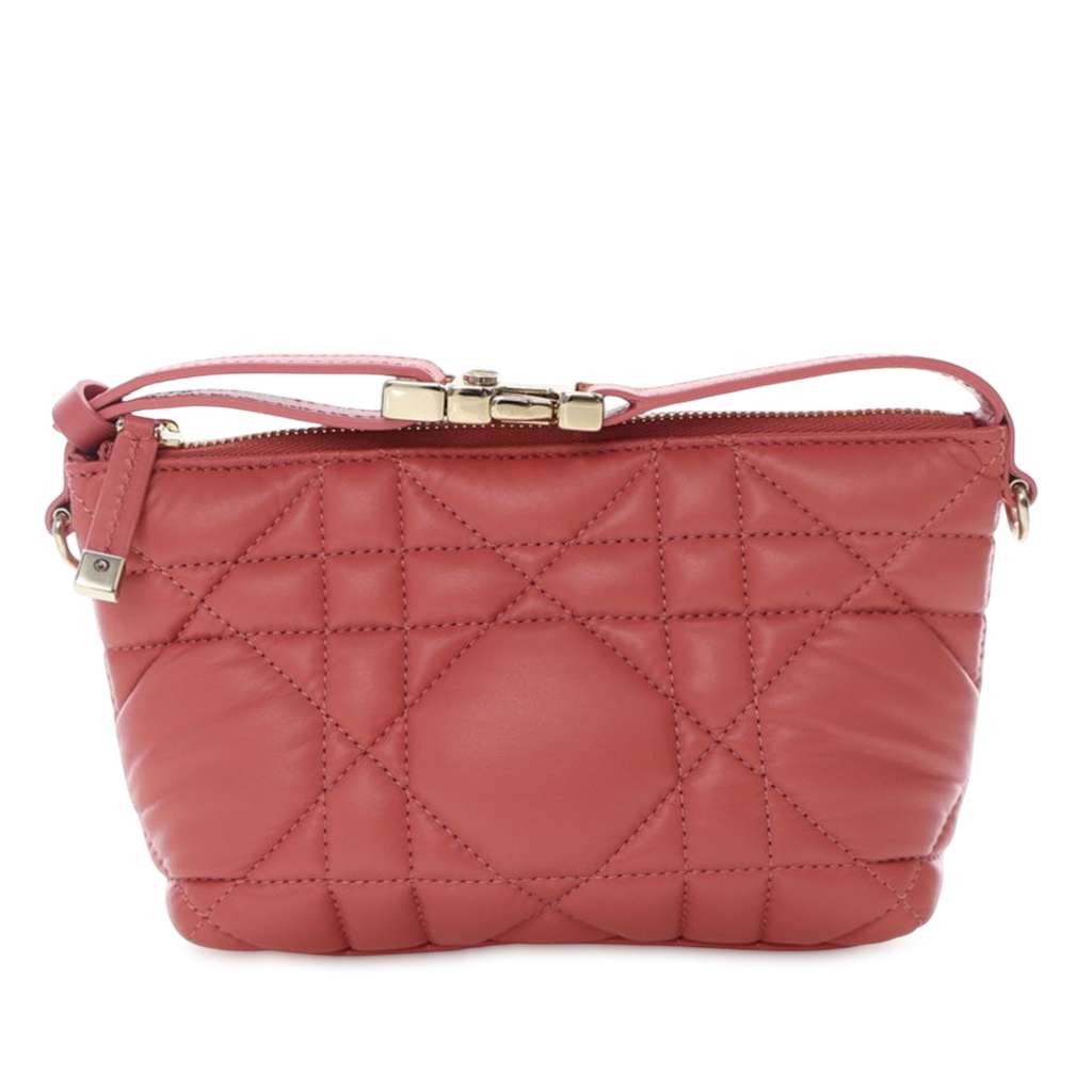 Dior Small Calfskin Macrocannage Diortravel Nomad Pouch - 3