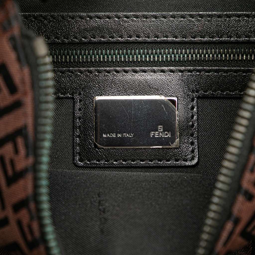 Fendi Zucchino Canvas Shoulder Bag - 5