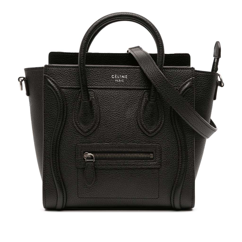 Celine Nano Leather Luggage Tote