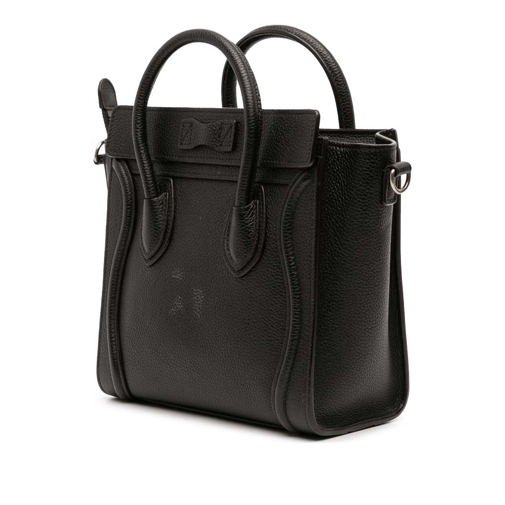 Celine Nano Leather Luggage Tote - 2