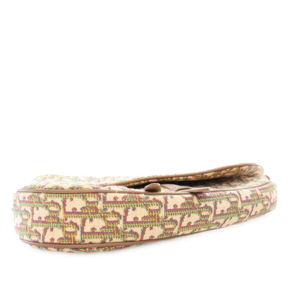 Dior Multicolor Oblique Canvas Saddle Crossbody - 4