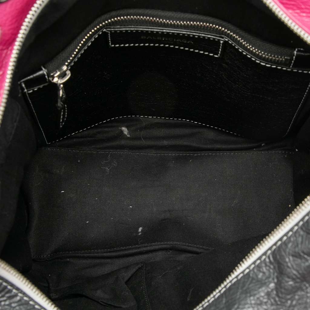 Balenciaga S Lambskin Bazar Shopper Satchel - 4