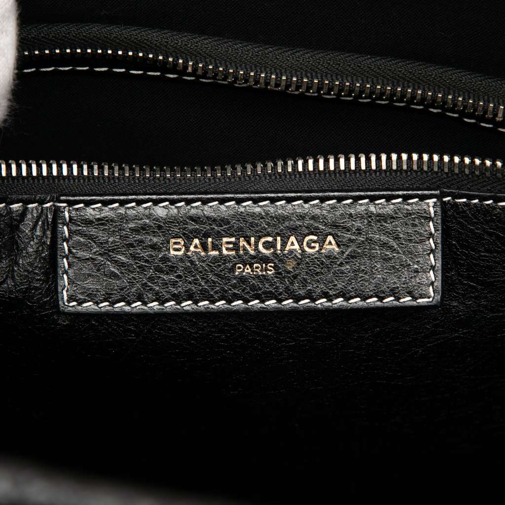 Balenciaga S Lambskin Bazar Shopper Satchel - 5