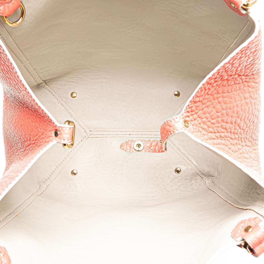 Burberry Small Embossed Grain Check Canterbury Tote - 4