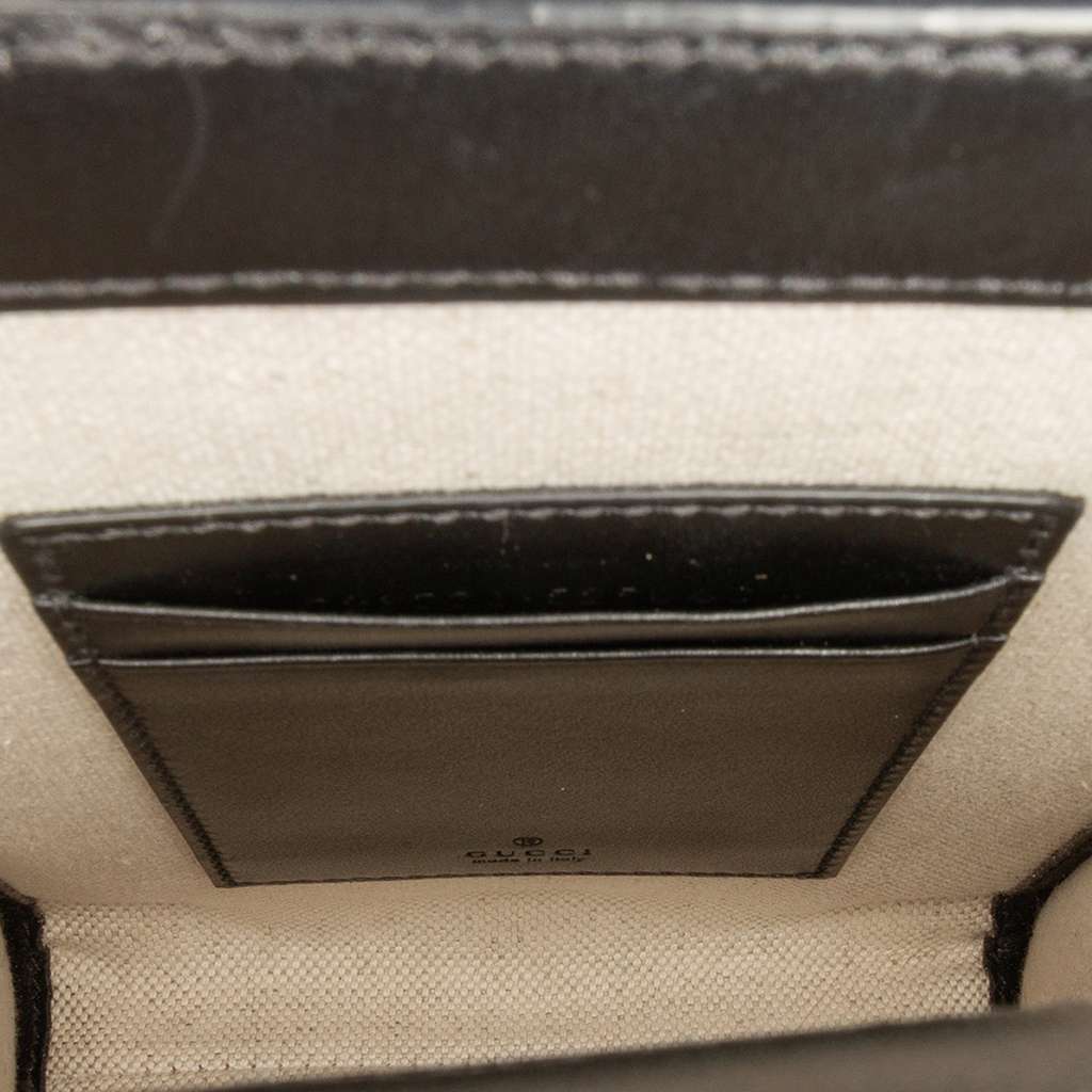 Gucci Mini GG Matelasse Leather Cut Out Handle Satchel - 5