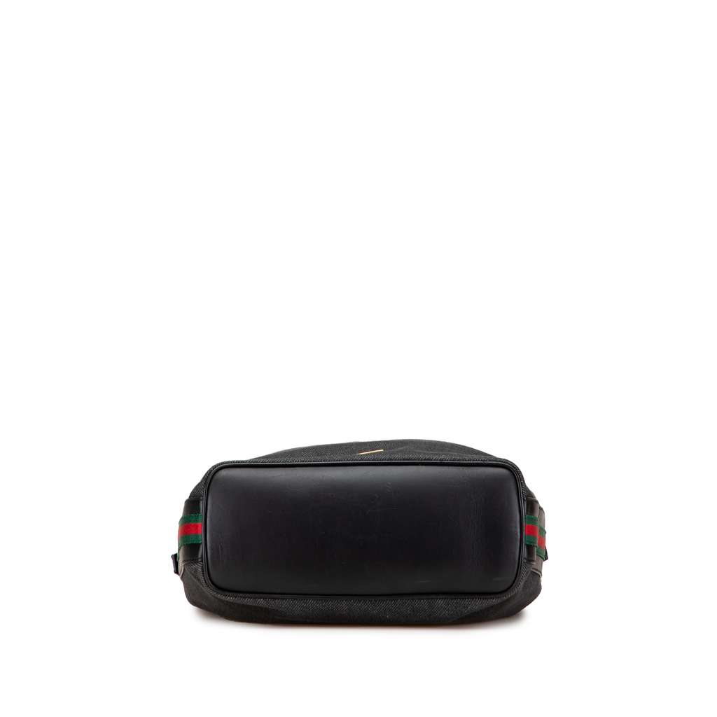 Gucci Denim Web Shoulder Bag - 3