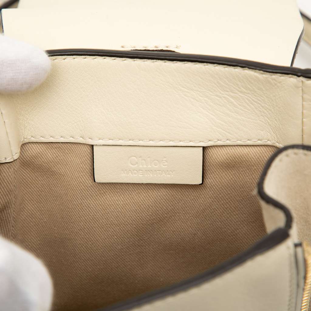 Chloé Mini Calfskin and Suede Faye Backpack - 5