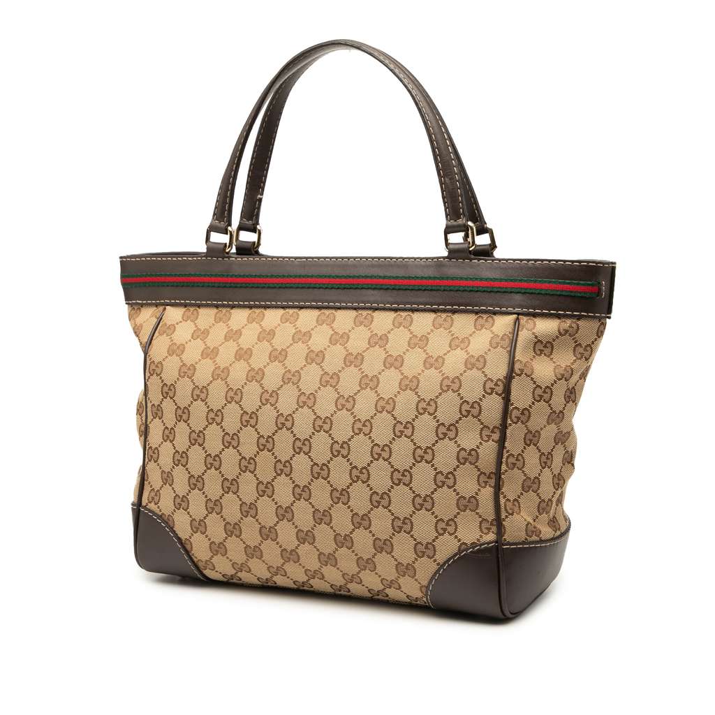Gucci GG Canvas Web Mayfair Tote - 2