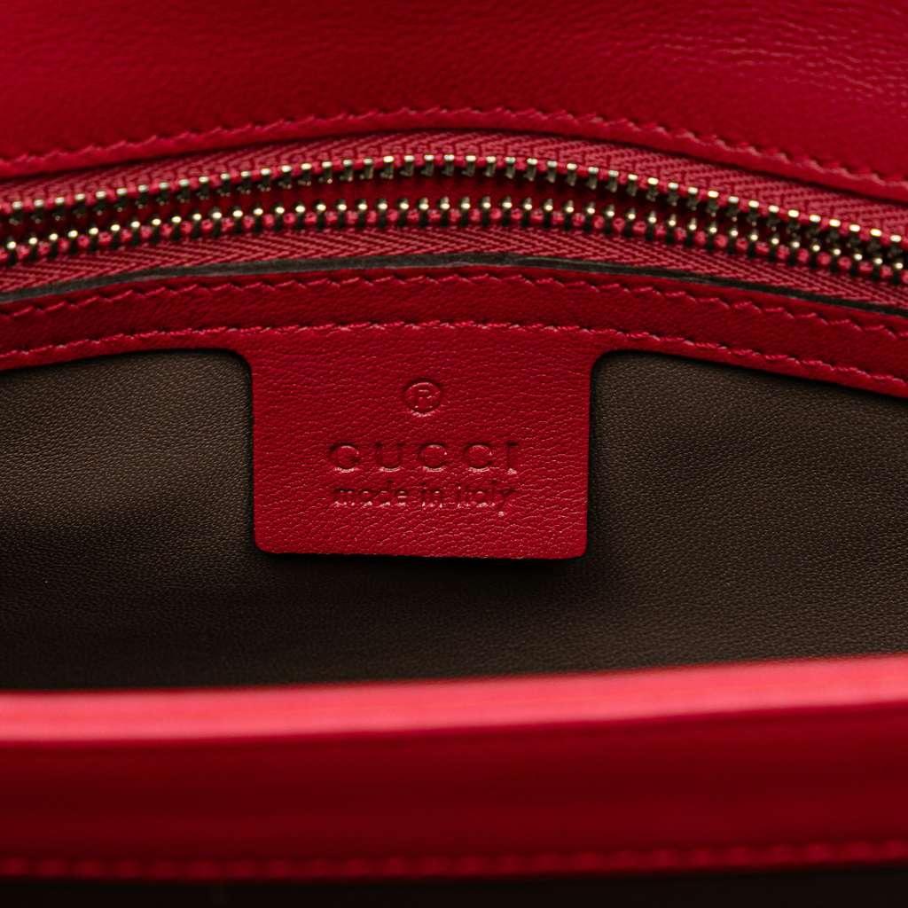 Gucci Medium Patent Dollar Interlocking G Crossbody - 5