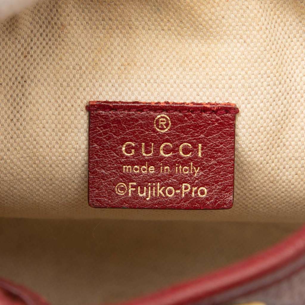 Gucci Micro GG Supreme Doraemon Bucket Bag - 5