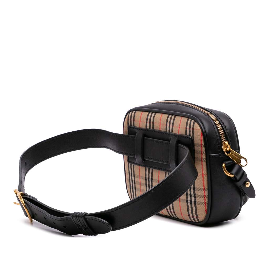 Burberry Haymarket Check Canvas 1983 Link Belt Bag - 2