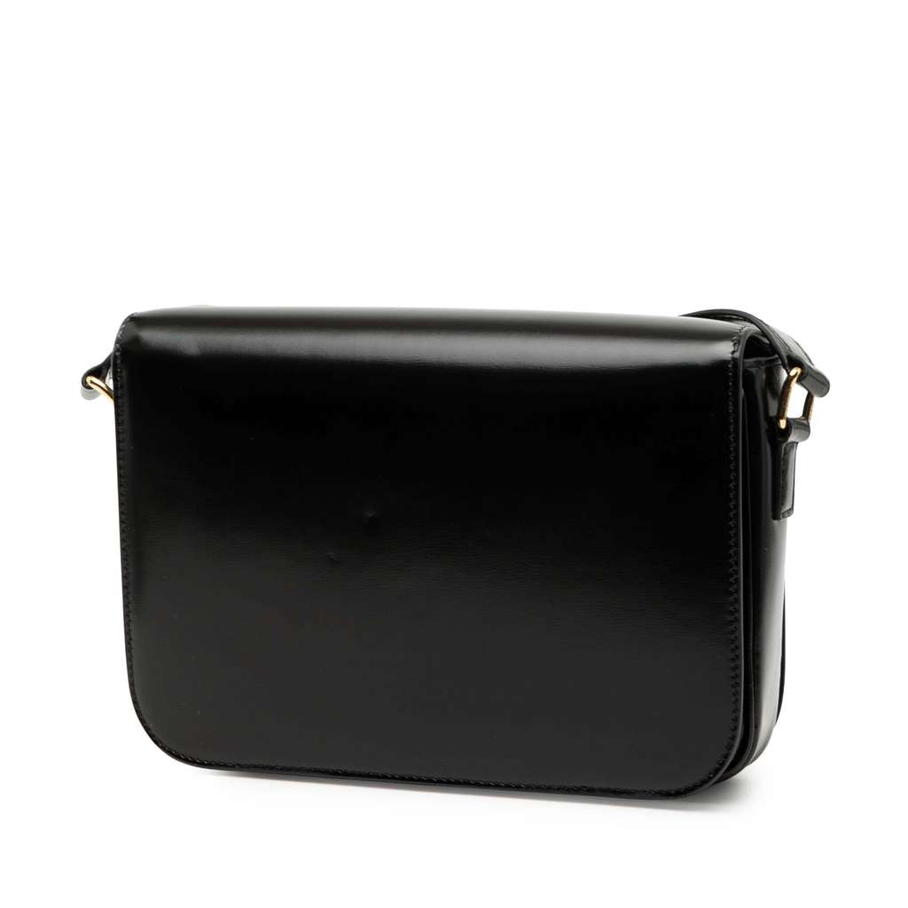 Celine Classique Shiny Calfskin Triomphe Crossbody - 2