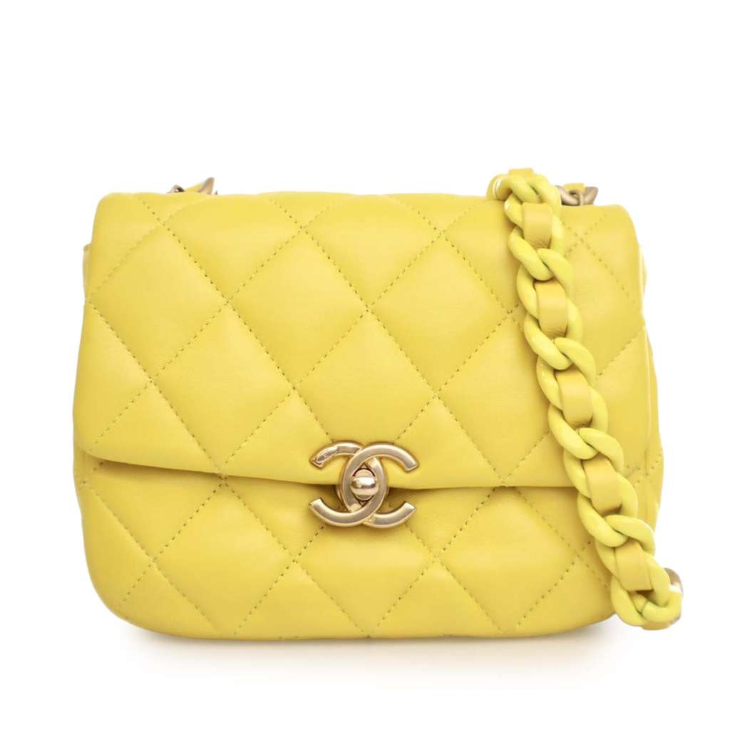 Chanel Mini Quilted Lambskin Candy Chain Flap