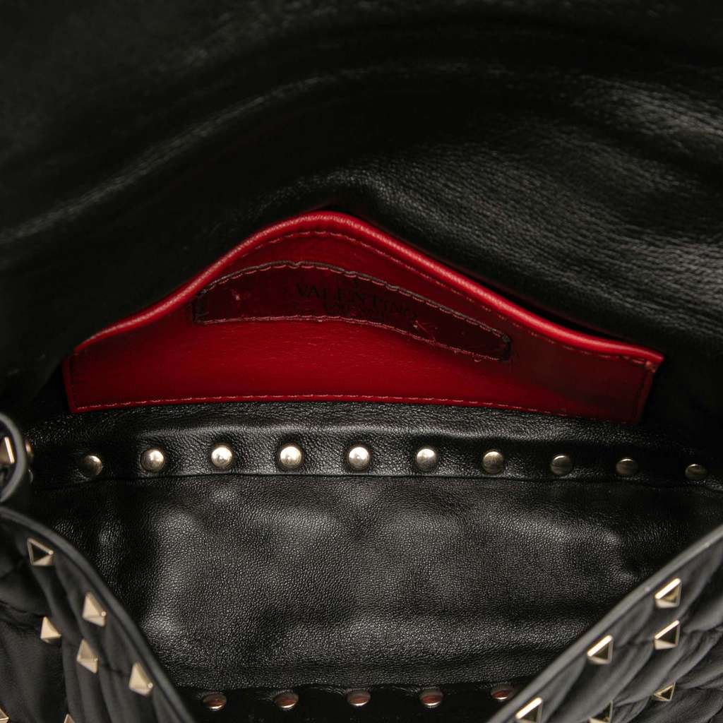 Valentino Small Nappa Rockstud Spike Satchel - 4