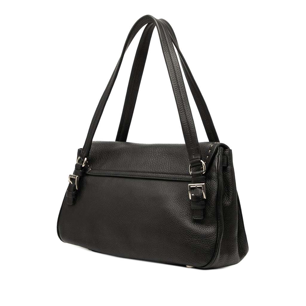 Prada Vitello Daino Pushlock Flap - 2