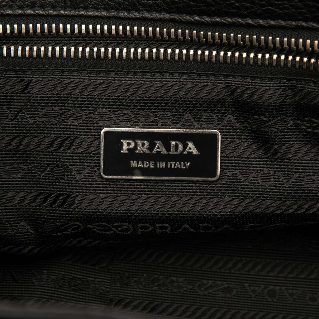 Prada Vitello Daino Pushlock Flap - 5