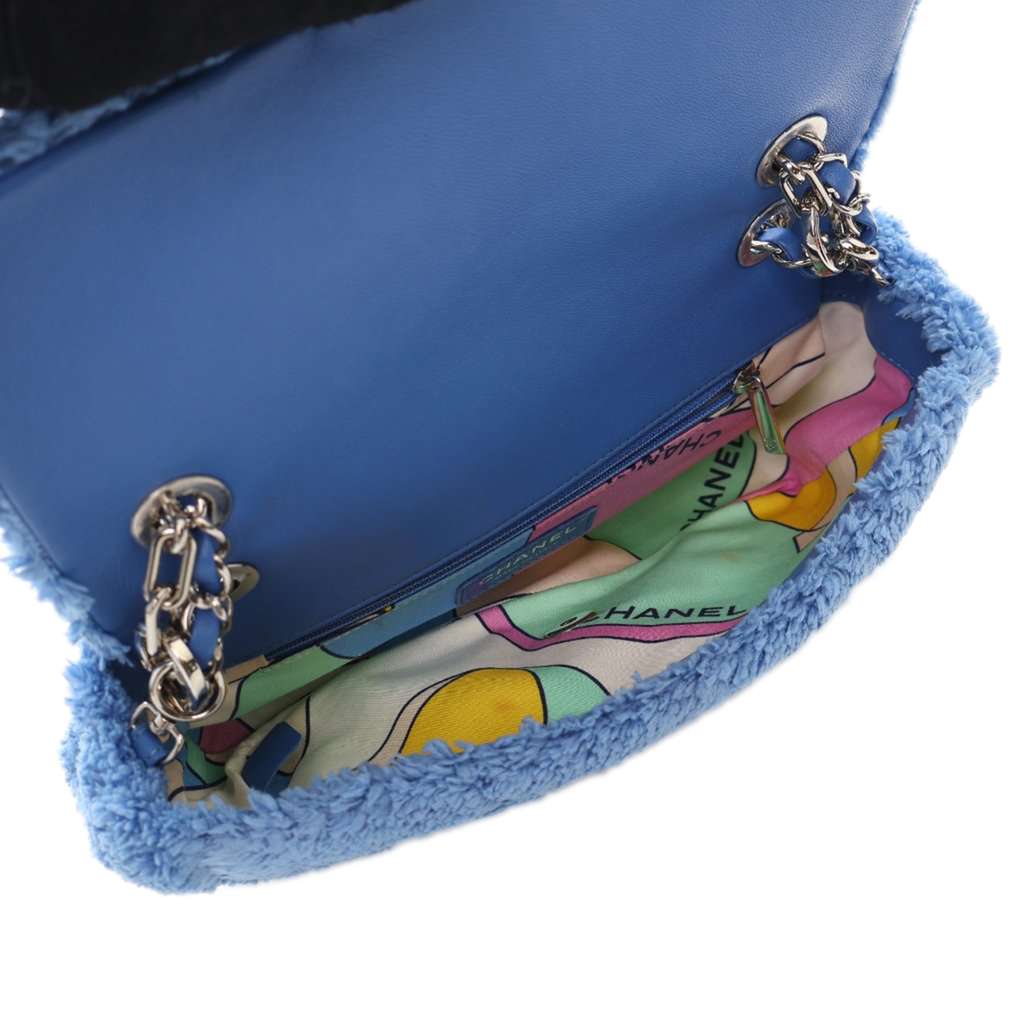 Chanel Medium Quilted Terry Cloth Coco Beach Flap - 4