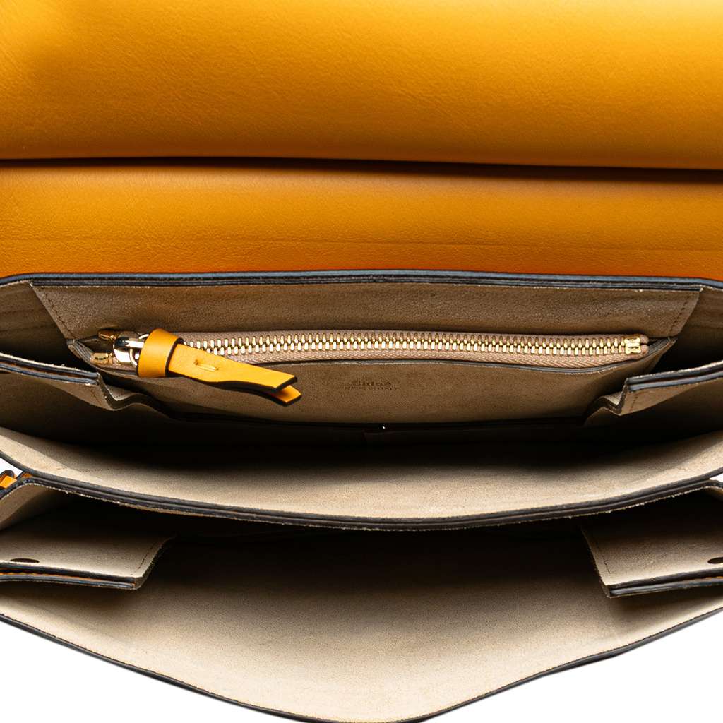 Chloé Medium Leather Faye Shoulder Bag - 4