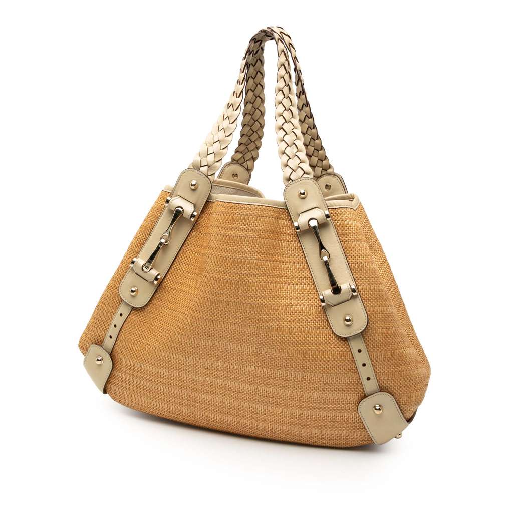 Gucci Raffia Pelham Shoulder Bag - 2