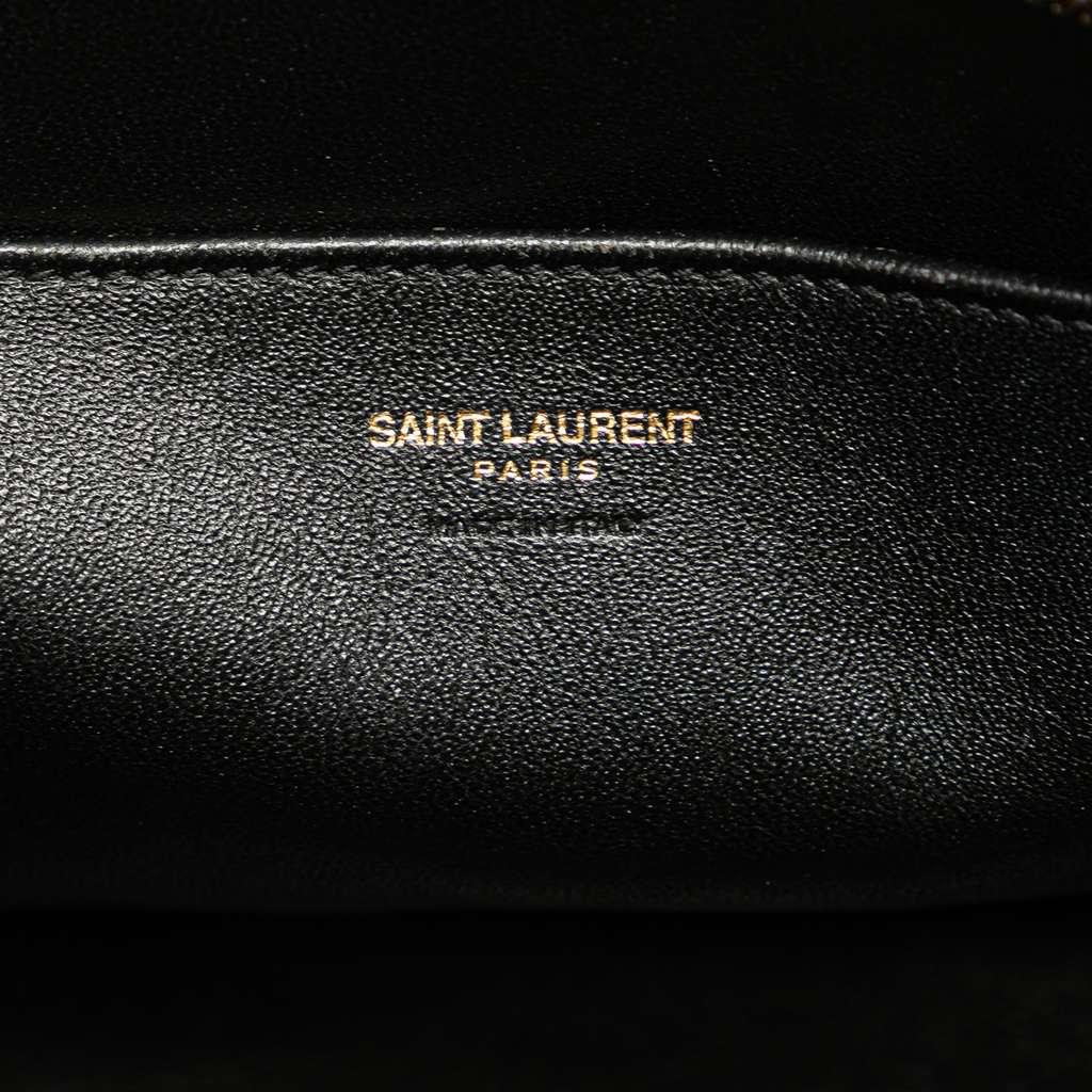 Saint Laurent Baby Leather Monogram Cabas Satchel - 5