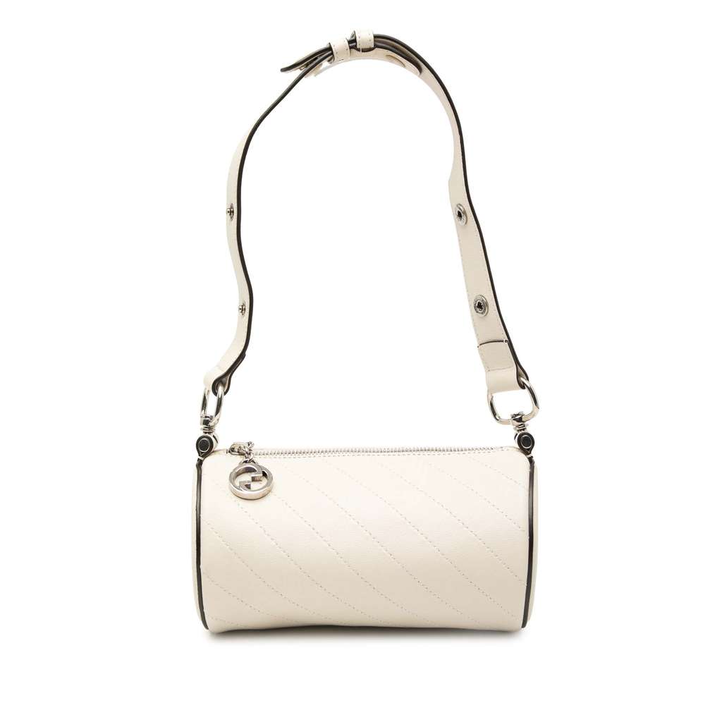 Gucci Mini Leather Blondie Barrel Shoulder Bag