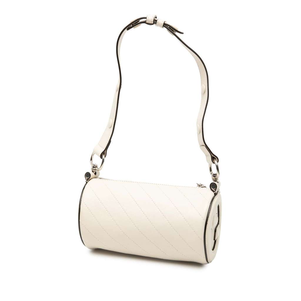 Gucci Mini Leather Blondie Barrel Shoulder Bag - 2