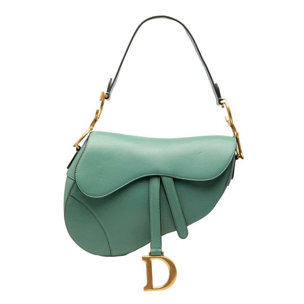 Dior Leather Saddle Bag
