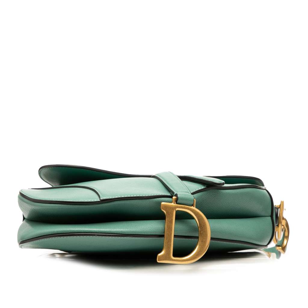 Dior Leather Saddle Bag - 3