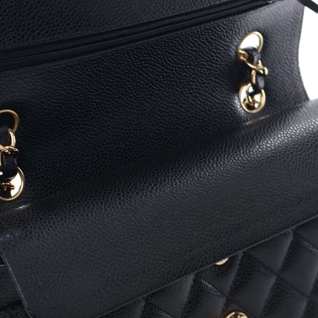 Chanel Small Classic Caviar Double Flap - 4